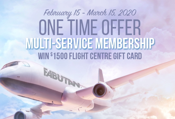 Multi-Service Membership - Trip Giveaway 2020